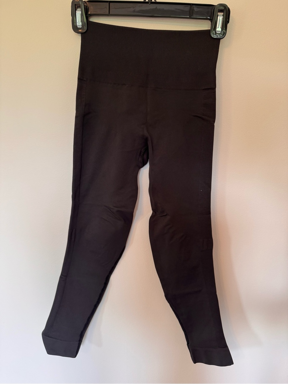 lululemon athletica Black High-Waist Leggings with Ribbed Waistband